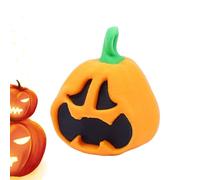 Mini Zucche | Zucche Fantasma Spaventose | Figurina Di Fantasma Di Piccole Dimensioni Per Halloween | Per Interno Esterno Portico Mensola Giardino Ufficio Cucina Appartamento