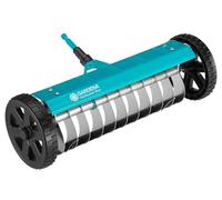 Gardena Miniaeratore su Ruote combisystem: Scarificatore Manuale per eliminare Muschio, Erbacce ed Erba infeltrita, con Ruote robuste (3395-20)