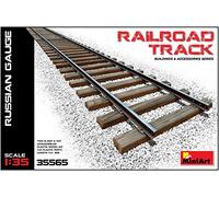 Railroad Track Russian Gauge Diorama Building & Accessories Plastic Kit 1:35