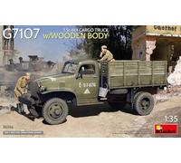 MiniArt 1: 35-1.5t 4x4 G7107 Cargo Truck w/corpo in legno