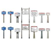 Miniart 1:35 - Concrete Road Signs, Francia 1930-40s, N & E