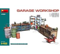 MINIART 1/35 GARAGE OFFICINA KIT DIORAMI MODELLISMO STATICO DIECAST