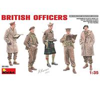 MiniArt 1:35 Scale British Officers Plastic Model Kit, 13 x 6 x 51 millimetres