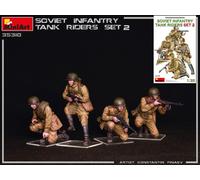 MINIART 1/35 KIT ACTION FIGURE MILITARE SOVIET INFANTRY TANK RIDERS SET 2 AUTO