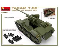 MINIART 1/35 KIT CARRO ARMATO ROMANIAN 76 MM SPG TACAM T 60 INTERIOR MODELLINO
