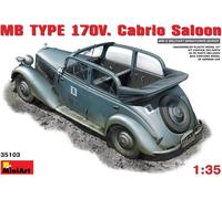 Miniart 1/35 Kit MB Type 170V. Cabrio Saloon WWII - 35103 Mini Art