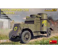 MINIART 1/35 KIT MILITARE AUSTIN ARMORED CAR CARRO ARMATO INTERIOR MODELLINO