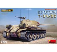 MINIART 1/35 KIT MILITARE CARRO ARMATO EGYPTIAN T 34 85 INTERIOR MODELLINO AUTO