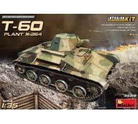 MINIART 1/35 KIT MILITARE CARRO ARMATO T 60 PLANT.NO.264 STALINGRAD MODELLINO