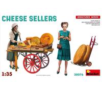 MINIART 1/35 KIT MODELLISMO DIORAMI CHEESE SELLERS MODELLINO AUTO STATICO