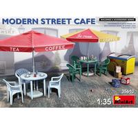 MINIART 1/35 KIT MODELLISMO DIORAMI MODERN STREET CAFE MODELLINO AUTO STATICO