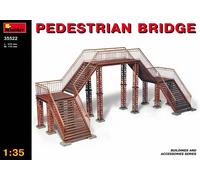 MiniArt 1:35 Scale Pedestrian Bridge Plastic Model Kit, 34.4 x 24.4 x 7.8 centim
