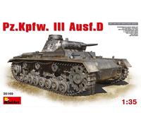 Miniart 1:35 Scale Pz.Kpfw.III Ausf.D Plastic Model Kit