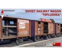 Soviet Railway Wagon Teplushka 1:35 Plastic Model Kit MINIART