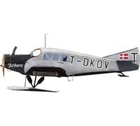 MINIART 48020 JUNKERS - F13 AIRPLANE WITH WINTER SKI 1942 - 1/48