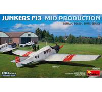 MINIART 1/48 KIT AEREO JUNKERS F13 MID PROD.POLISH SWISS SERVICE MODELLINO AUTO