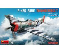 MINIART 1/48 KIT AEREO P 47D 25RE THUNDERBOLT ADVANCED MODELLINO AUTO STATICO