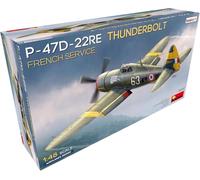 Miniart 1:48 - P-47D-22E Thunderbolt francese, Kit di base