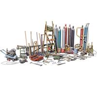 Tool Set Attrezzi 1:48 Plastic Model Kit MINIART