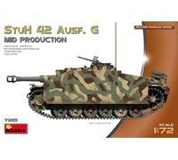 MINIART 1/72 KIT MILITARE STUH 42 AUSF.G MID PROD CARRO ARMATO MODELLINO AUTO