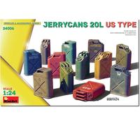 Miniart 24006 1:24 Tanica USA 20 litri - riproduzione fedele, modellismo, kit in plastica, artigianato, hobby, incollaggio, kit di modellismo, montaggio