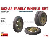 MINIART 35099 1/35 GAZ-AA Family Wheels set
