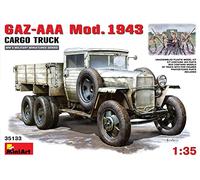1:35 Miniart Gaz-Aaa. Mod. 1943. Cargo Truck Kit MIN35133 Modellino