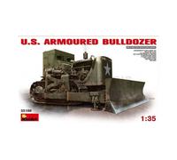 U.S. Armoured Bulldozer Plastic Kit 1:35 Model MINIART