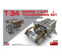 MINIART 35205 MODELLO MILITARE MOTORE T-34 V-2-34 CON SET TRASMISSIO
