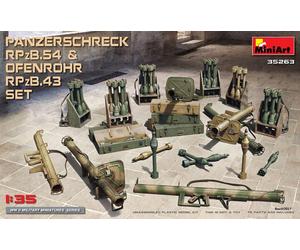 Miniart 35263 - 1:35 Panzerschreck RPzB.54 & Ofenrohr RPzB.43 Set - Nuovo