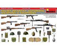 MINIART 35268 1/35 Soviet Infantry Automatic Weapons & Equipment.Special Edition