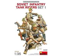 MINIART 35309 1/35 Soviet Infantry Tank Riders Set 1