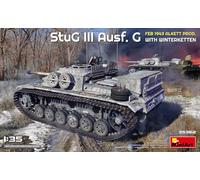 Miniart-Winter 35362 StuG III Ausf. G Feb 1943 Alkett Prod. with Winterketten, Scala 1:35, Model Kit, Modello in Plastica da Montare, Modellismo, Colore Modellato, MA35362