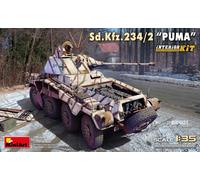 Sd.kfz.234/2 Puma. Interior Kit Tank 1:35 Plastic Model Kit MINIART