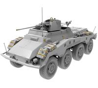 Miniart 35431 1:35 Dt. Sd.Kfz.234/3 2cm Lafette 38 - riproduzione fedele, modellismo, kit in plastica, artigianato, hobby, incollaggio, kit modello, montaggio