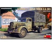 MiniArt 35456 1:35 Dt. 3t Cargo Truck 3,6-36S Mit.Pro. - Replica fedele all'originale, modellismo, kit di costruzione in plastica, artigianato, hobby, incollaggio, modellismo, assemblaggio