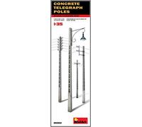 MiniArt 35563 1:35 - Pali per telepraga, replica fedele all'originale, modellismo, plastica, kit di costruzione, artigianato, hobby, incollaggio, modellismo, assemblaggio, non verniciato, diversi