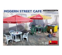 MINIART 35610 MODELLO DIORAMA TERRAZZA CAFFÈ MODERNA 1/35