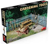 MiniArt 35641 1:35 Set di attrezzi da giardino - riproduzione fedele all'originale, modellismo, kit di costruzione in plastica, fai da te, hobby, incollaggio, modellismo, assemblaggio, non verniciato