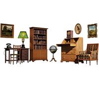 Miniart - 35644 Home Office Interior, Scala 1:35, Plastic Model Kit, Modello in Plastica da Montare, Modellismo