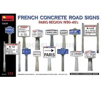MINIART 35659 1/35 French Concrete Road Signs 1930-40s Paris Region