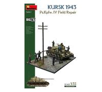 Miniart 36062 - 1:35 Big-Set Kursk 1943 Pz.Kpfw.IV Field - Nuovo