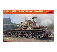 MINIART 37093 MODELLO MILITARE T-34/85 GUERRE JUGOSLAVE 1/35