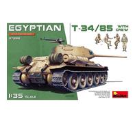 MINIART 37098 MODELLO MILITARE T-34/85 EGIZIANO CON EQUIPAGGIO 1/35