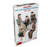 MiniArt 38006 - Personaggi Tedeschi Sitting Civilians 30s- 40s