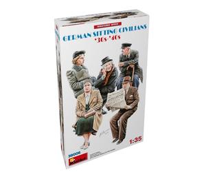 MiniArt 38006 - Personaggi Tedeschi Sitting Civilians 30s- 40s