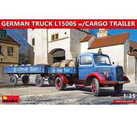 Miniart 38023 - 1:35 Camion Tedesco L1500S Con Rimorchio - Nuovo