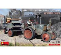 Miniart 38033 - 1/35 Trattore Industriale Tedesco D8511 Mod.1936 Con Rimorchio