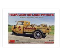 MINIART 38045 1/35 Tempo A400 Tieflader Pritsche 3-Wheel Beer Delivery Truck
