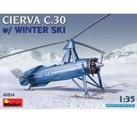 1:35 Miniart Cierva C.30 With Winter Ski Kit MA41014 Modellino